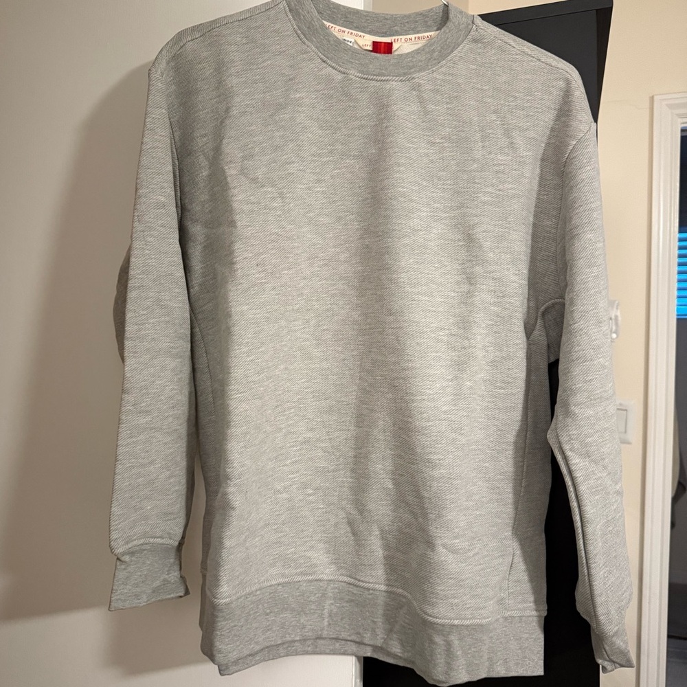 NWT! Left On Friday Gray victory Lap Sweatshirt